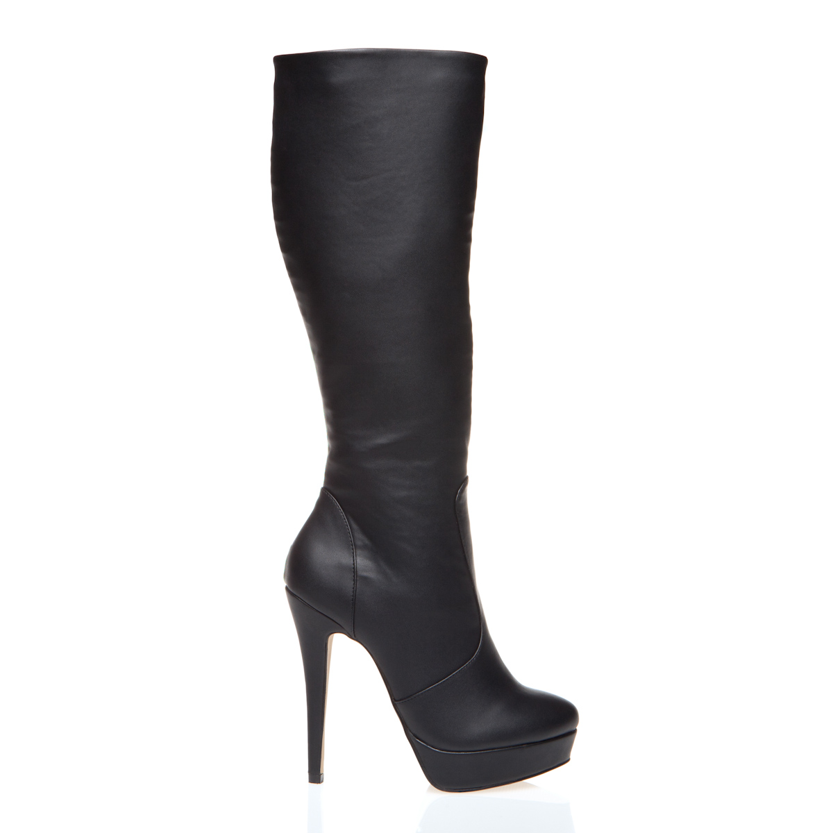 moira black leather boots