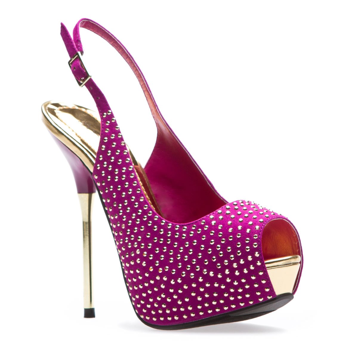 shoedazzle purple heels