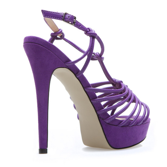 shoedazzle purple heels
