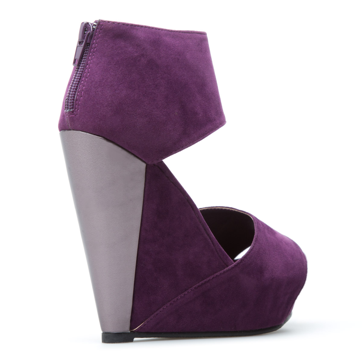 shoedazzle purple heels