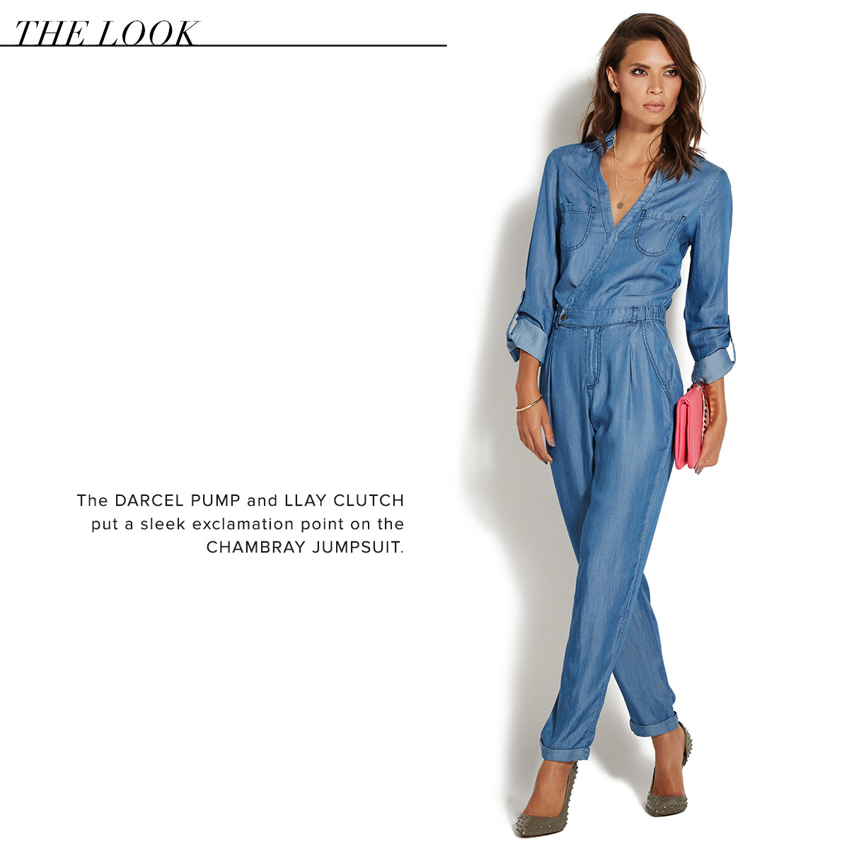 chambray jumpsuit