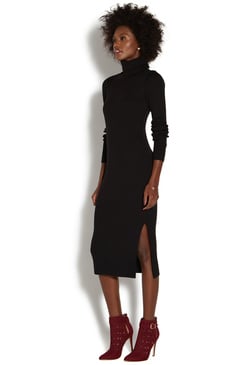 longline sweatshirt dress