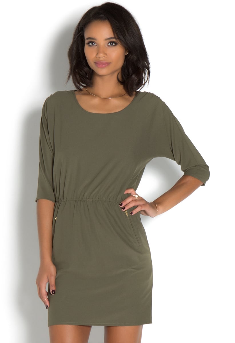 dolman sleeve t shirt dress