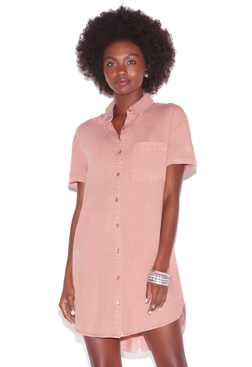 puffy sleeve shirt dress