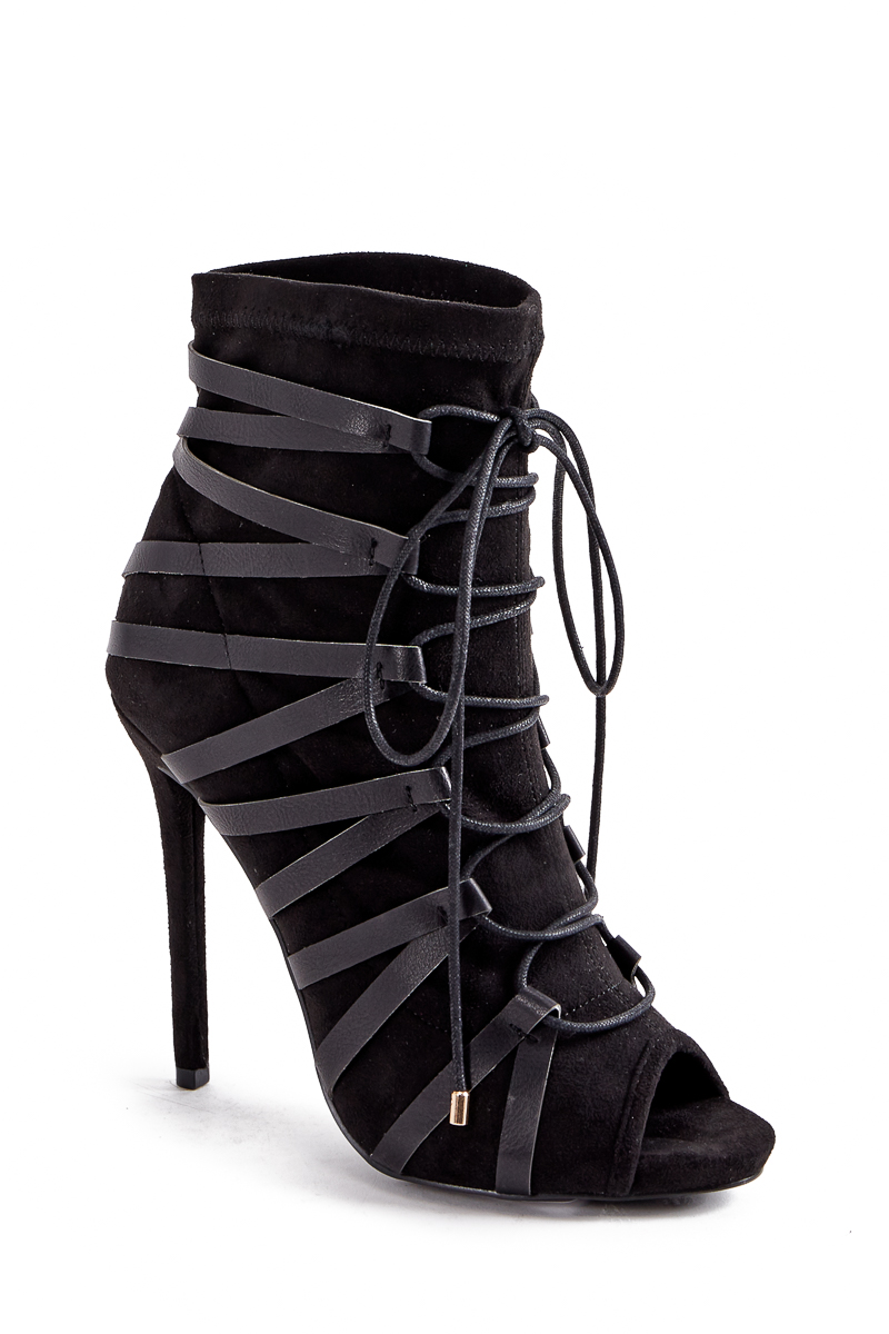 Shoedazzle Booties Maylee Bootie Womens Black Size 7.5