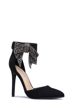 rhinestone embellished heels