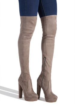 FLO THIGH-HIGH BOOT - ShoeDazzle