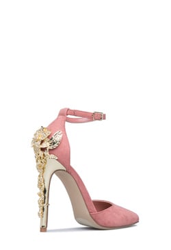 JULES METALLIC HEEL PUMP - ShoeDazzle