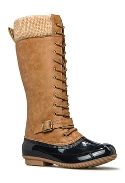 meela lace up duck boot