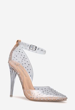 clear heels shoedazzle