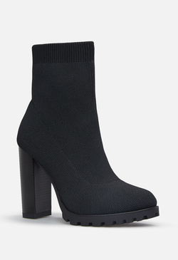 marguerita stretch block heel bootie