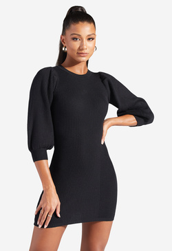 PUFF SLEEVE DRESS - ShoeDazzle