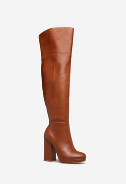 tarja block heel over the knee boot