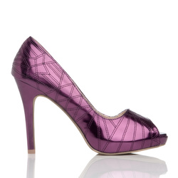 shoedazzle purple heels