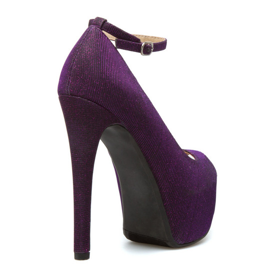 shoedazzle purple heels
