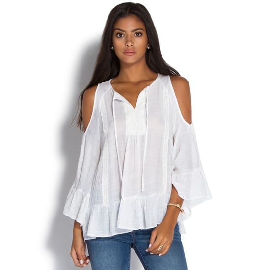 open shoulder top