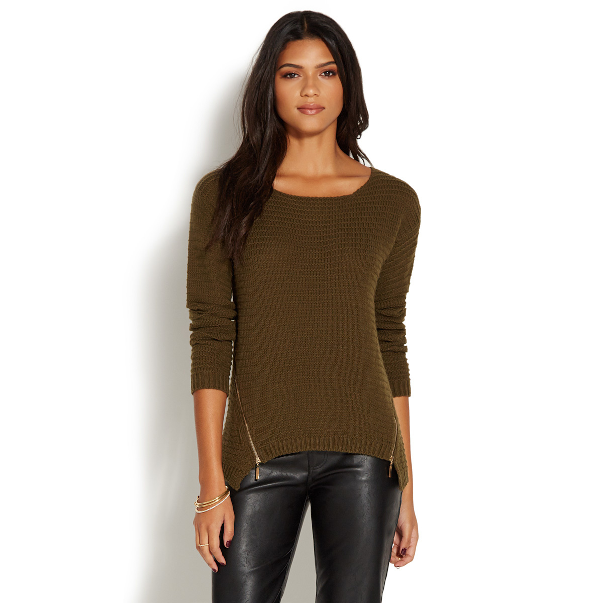ZIPPERED PULLOVER - ShoeDazzle