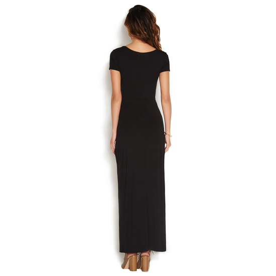 MAXI KNIT KNOTTED DRESS - ShoeDazzle