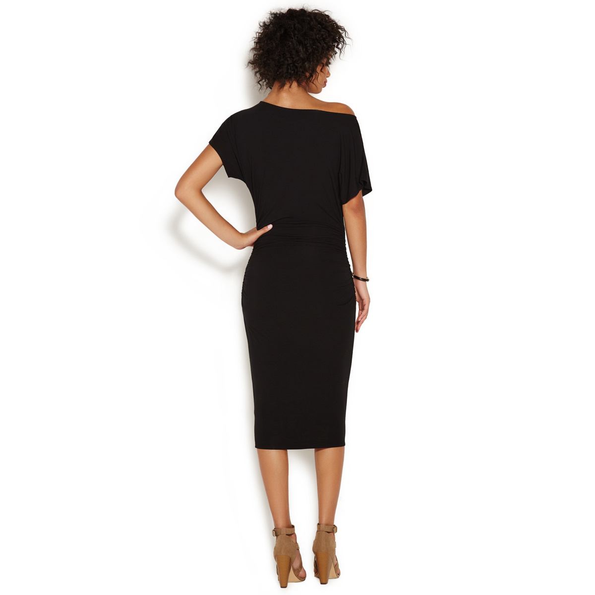 OFF THE SHOULDER KNIT DRESS ShoeDazzle