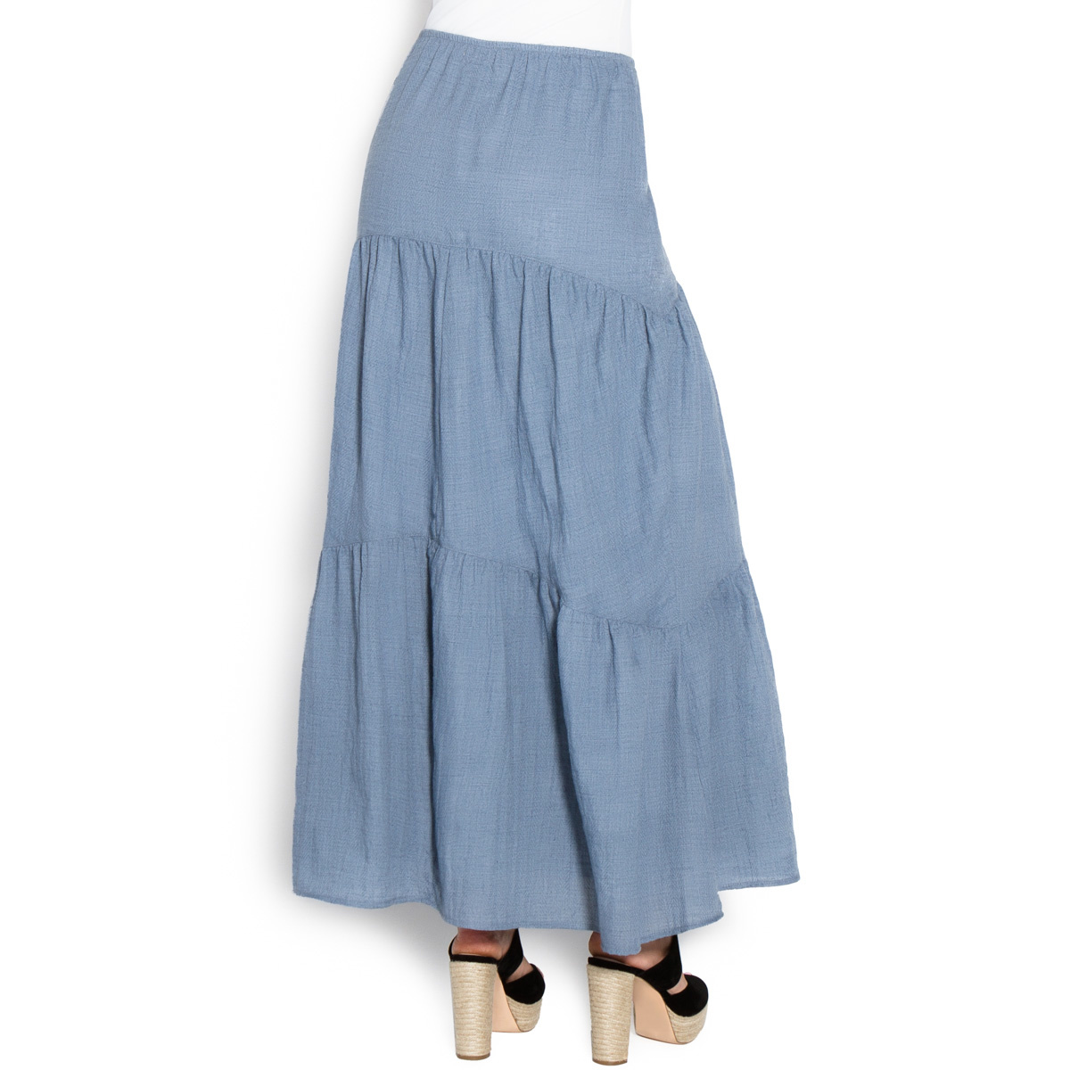 TIERED MAXI SKIRT - ShoeDazzle