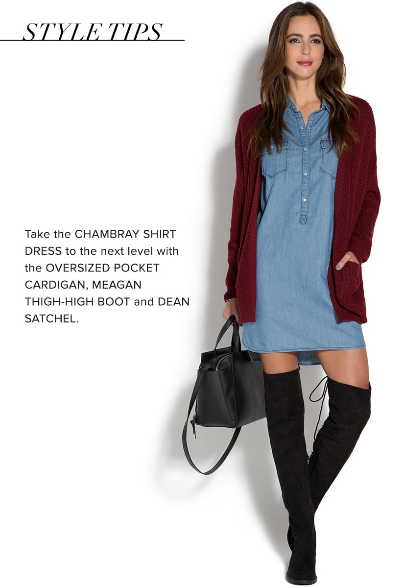 lands end chambray shirt dress