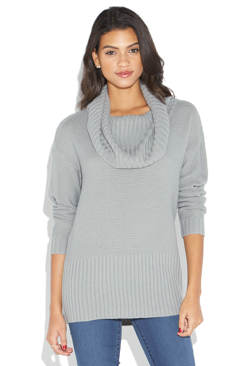 COWL NECK PULLOVER SWEATER - ShoeDazzle