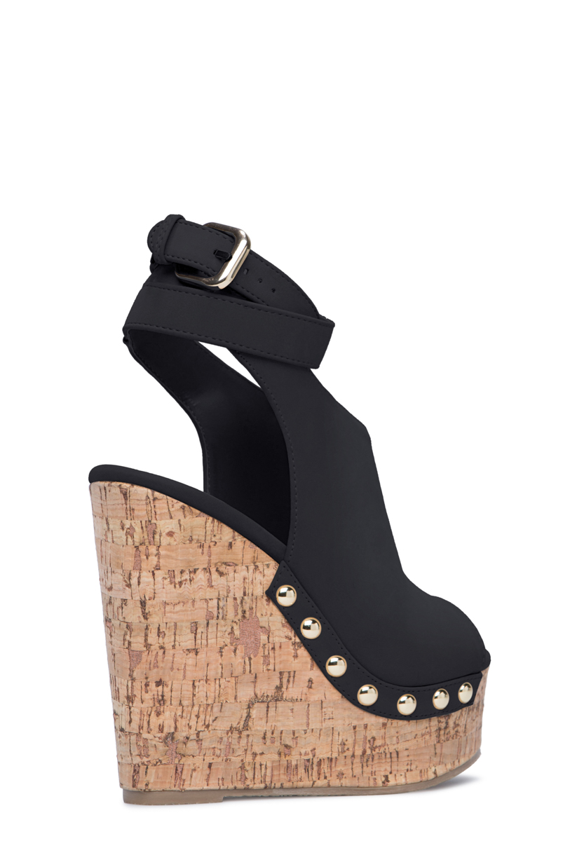 Sarahh Studded Platform Wedge Shoedazzle