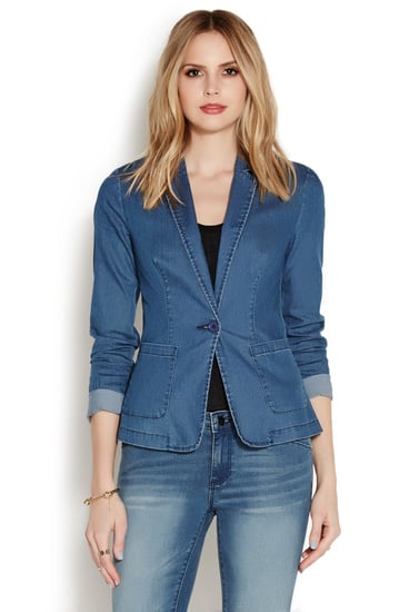 DENIM BLAZER - ShoeDazzle