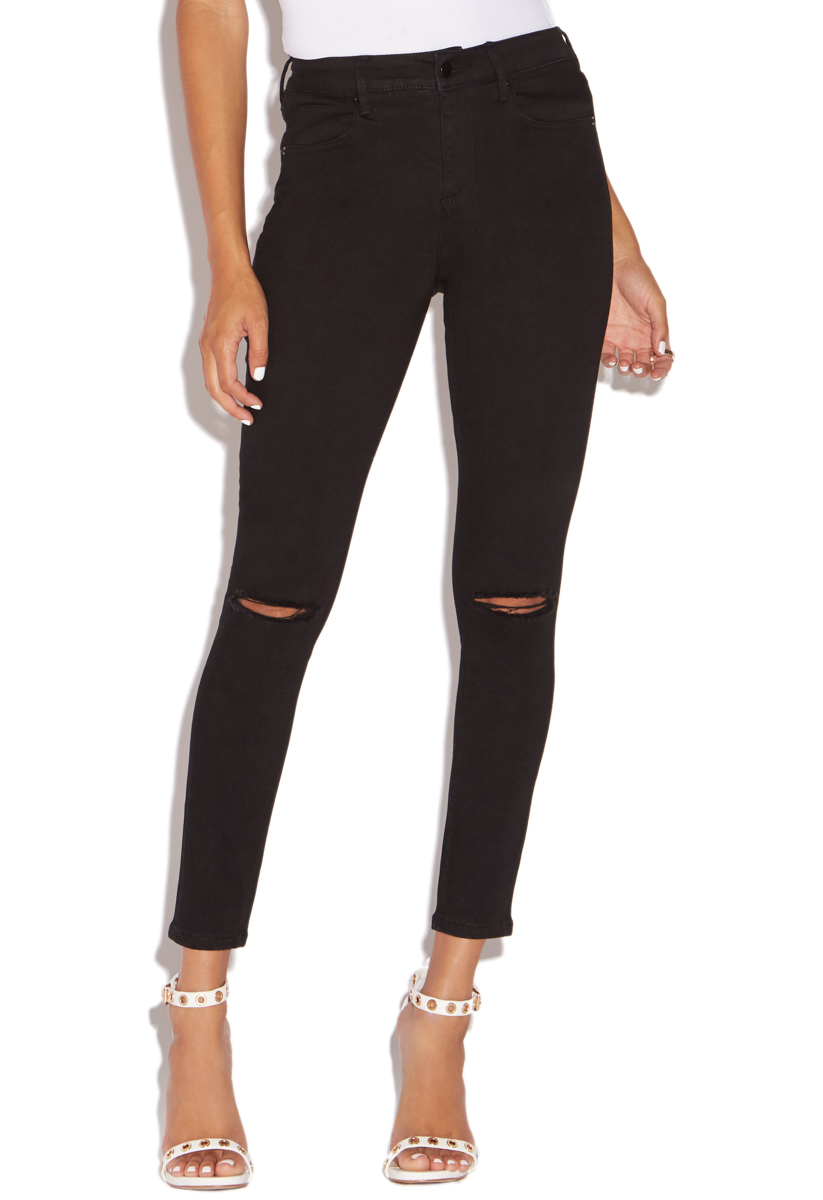 HIGH WAISTED ANKLE GRAZER - ShoeDazzle