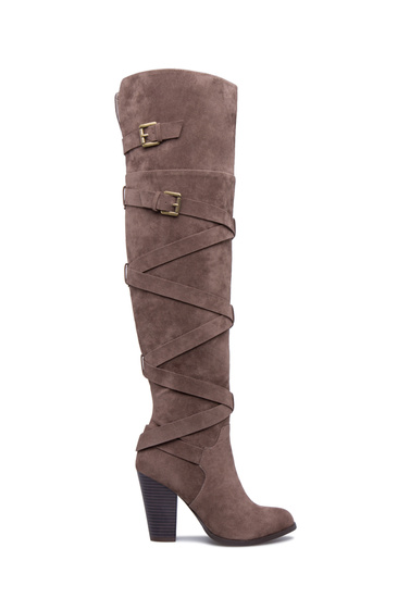 farren leather pull on long boots