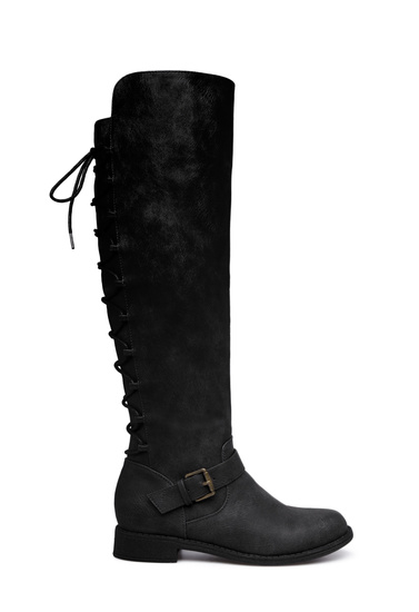 JANERIA FLAT BOOT - ShoeDazzle