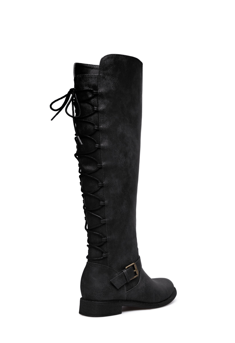 JANERIA FLAT BOOT - ShoeDazzle