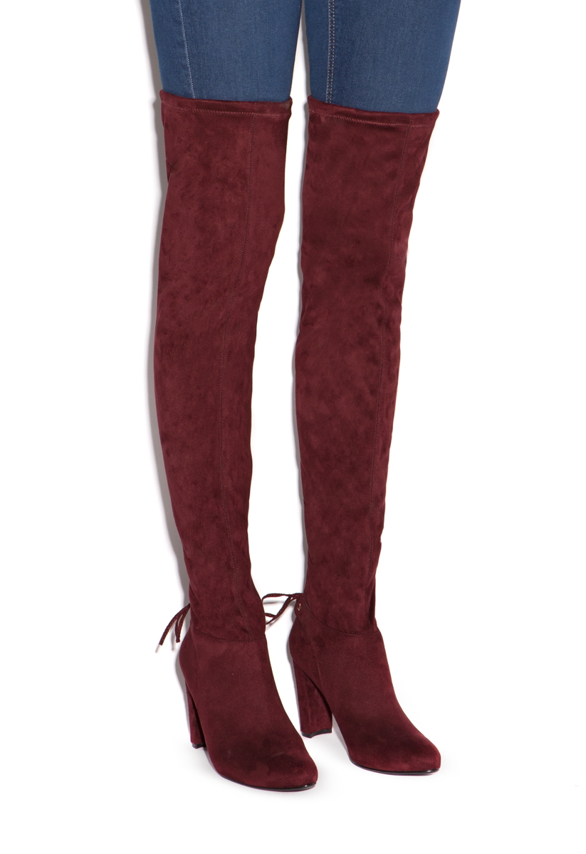 shoedazzle red boots