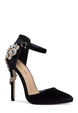 VALERIE EMBELLISHED BACK PUMP - ShoeDazzle