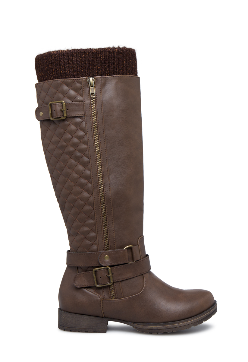 finley flat leather booties