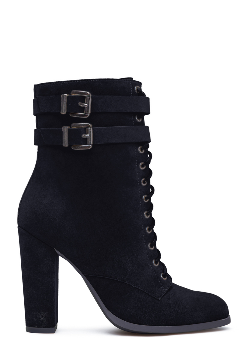 GRETCHEN MILITARY BOOTIE - ShoeDazzle