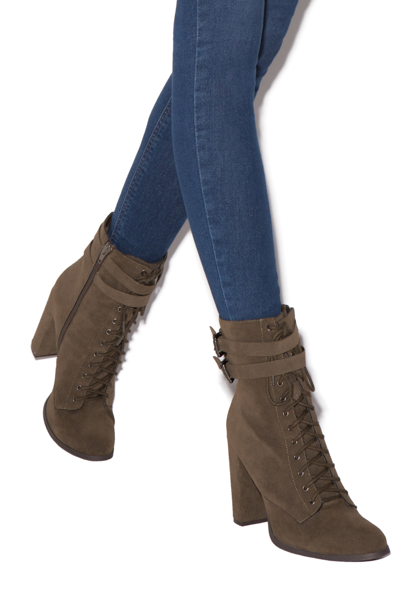gretchen military bootie