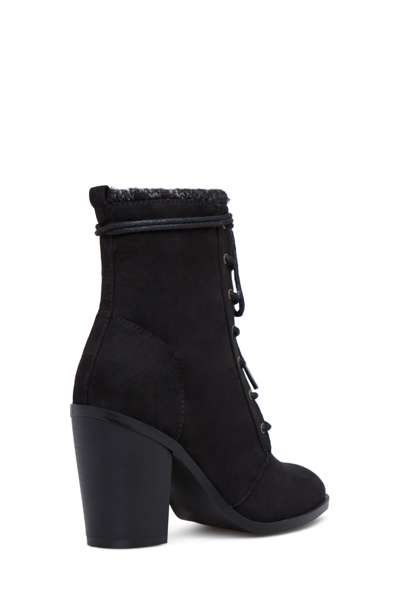 HOPE STACKED HEEL BOOTIE - ShoeDazzle