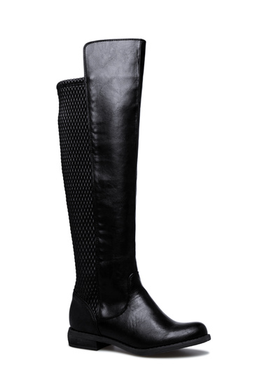 MAGS QUILTED STRETCH BOOT - ShoeDazzle