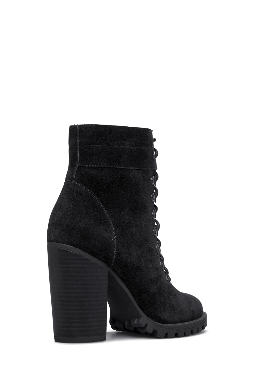 CARLY LACED HIKER BOOTIE - ShoeDazzle
