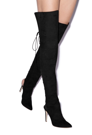 shoedazzle thigh high boots