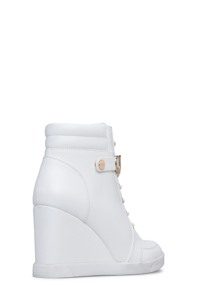 Sio Embellished Sneaker Wedge Shoedazzle Print Out Our Measurement Guide To Get Your Most Accurate Shoe