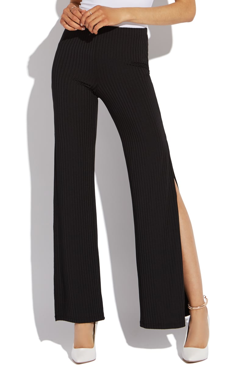 Side Slit Palazzo Pant Shoedazzle 