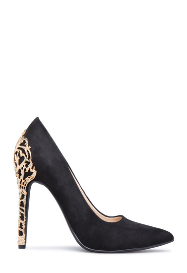 shoedazzle gold shoes