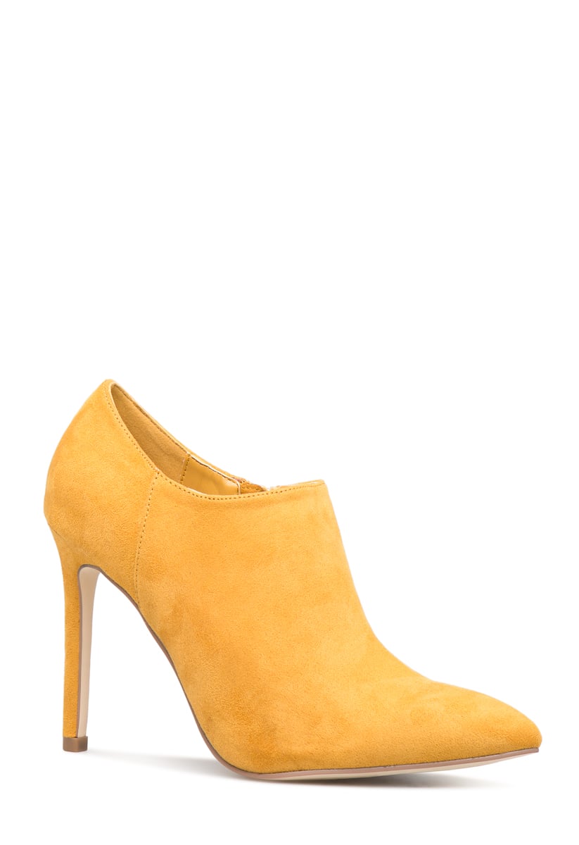 shoedazzle yellow heels