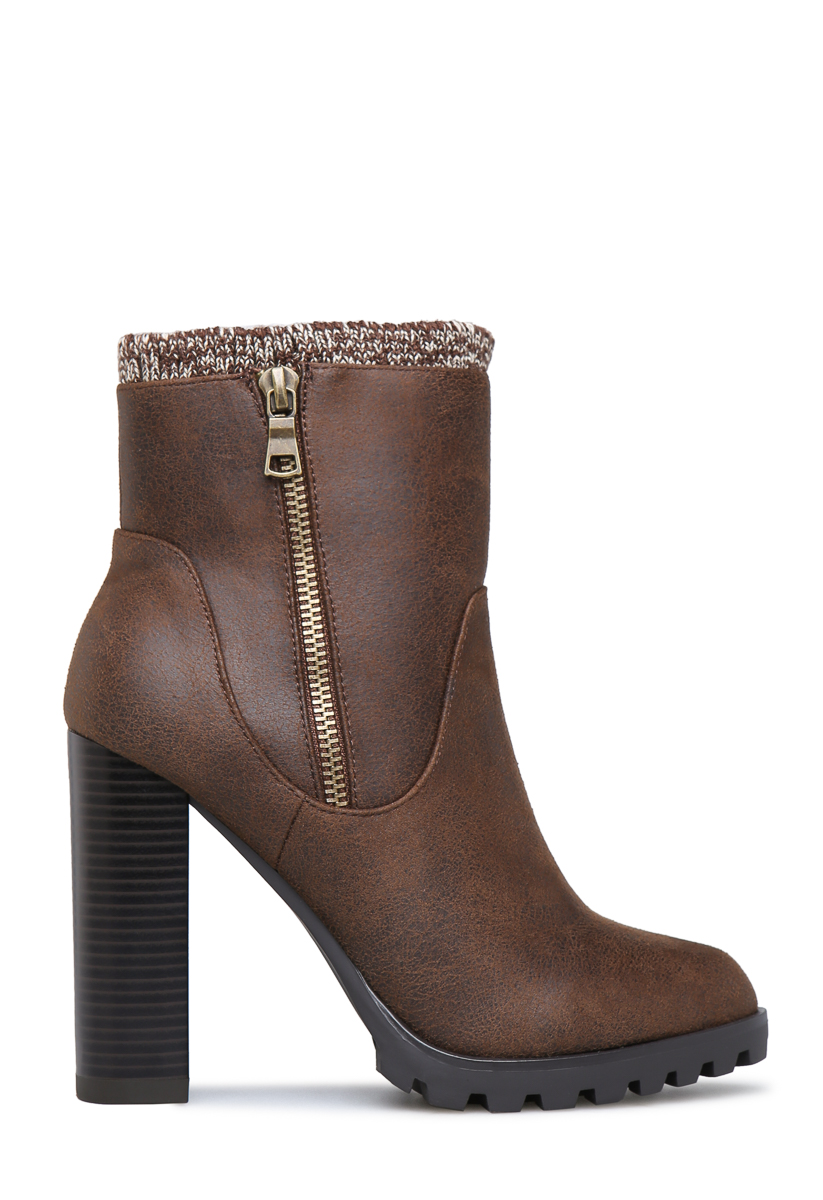 jano lug sole bootie