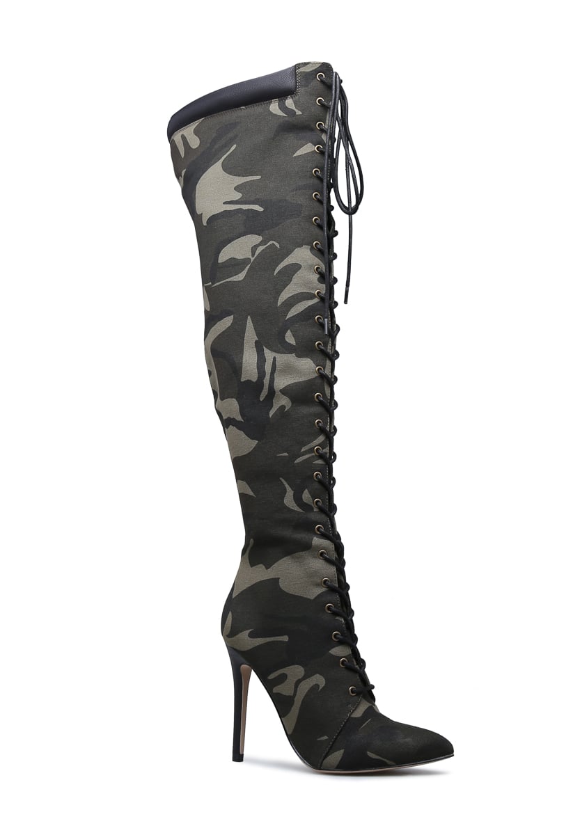 ALINAH LACE UP BOOT - ShoeDazzle