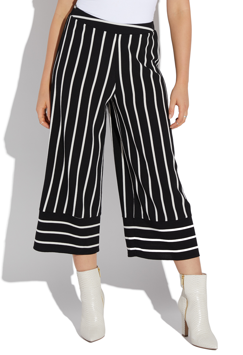 trendy striped pants