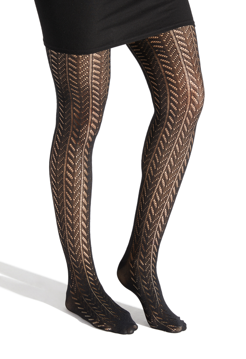 OPEN KNIT TIGHTS - ShoeDazzle