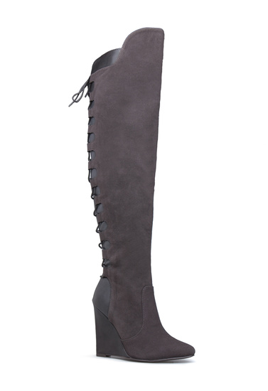 shoedazzle wedge boots